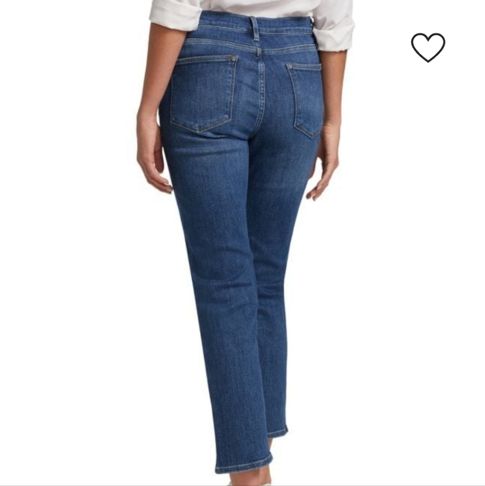 Frame Le High Straight High Rise Ankle Jean In Best - Picture 10 of 16